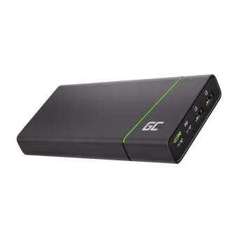 Green Cell PBGC04 Power Bank 26800mAh 128W με 2 Θύρες USB-A και 2 Θύρες USB-C Quick Charge 3.0 / Power Delivery Μαύρο PBGC04