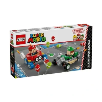 LEGO Super Mario Mario Kart Baby Mario vs. Baby Luigi για 8+ ετών Ετών 321τμχ