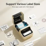 Niimbot B21 Ηλεκτρονικός Ετικετογράφος Χειρός Μονός σε Μπεζ Χρώμα (Εκρού) Cream B21 - Image 7