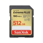 Sandisk Extreme Plus SDXC 512GB Class 10 U3 V30 UHS-I με αντάπτορα