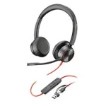 Poly Blackwire 8225 On Ear Multimedia Ακουστικά με μικρόφωνο και σύνδεση USB-A / USB-C