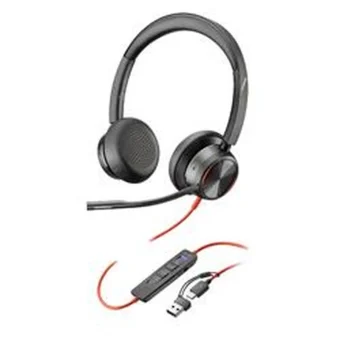 Poly Blackwire 8225 On Ear Multimedia Ακουστικά με μικρόφωνο και σύνδεση USB-A / USB-C