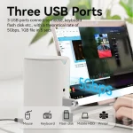 Vention Docking Station USB-C Docking Station με HDMI 4K PD Ethernet και σύνδεση 2 Οθονών - Image 7