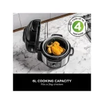 Ninja Foodi Πολυμάγειρας 1760W με Χωρητικότητα 7.5lt Ασημί - Image 6