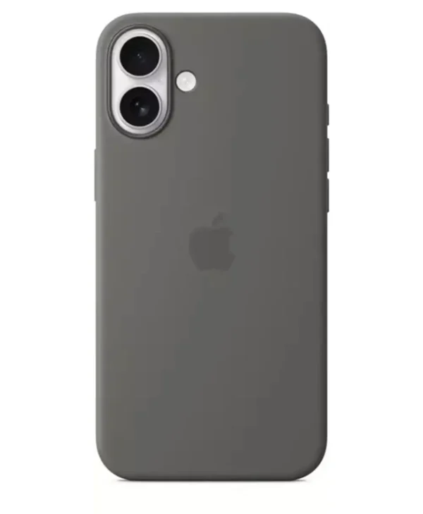 Apple Silicone Case with MagSafe Back Cover Σιλικόνης Stone Gray (iPhone 16 Plus)