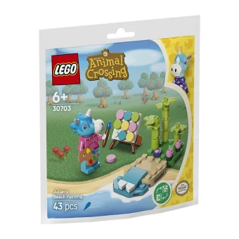 LEGO Animal Crossing Julian's Beach Painting για 6+ ετών Ετών 43τμχ