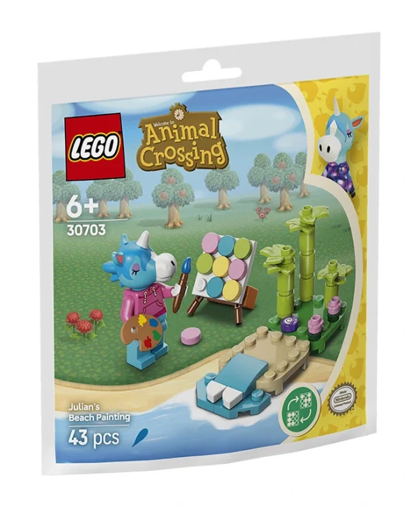 LEGO Animal Crossing Julian's Beach Painting για 6+ ετών Ετών 43τμχ