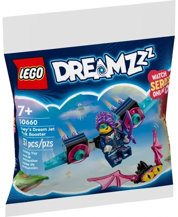 LEGO DREAMZzz Zoey's Dream Jet Pack Booster & Z-Blob and Bunchu Spider Escape για 7+ ετών Ετών 37τμχ