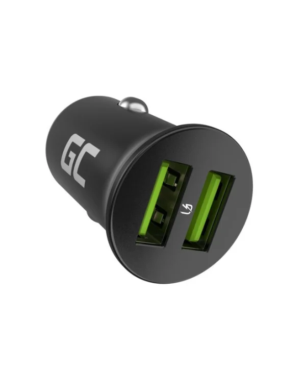 Green Cell Φορτιστής Αυτοκινήτου 36W 6A Γρήγορης Φόρτισης με μία Θύρα: 1xUSB Μαύρος