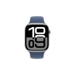 Apple Watch Series 10 Cellular Aluminium 46mm Αδιάβροχο με eSIM και Παλμογράφο (Silver Aluminium Sport Band Denim) - Image 2