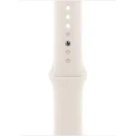 Apple Watch Series 10 Cellular Titanium 46mm Αδιάβροχο με eSIM και Παλμογράφο (Gold Titanium με Starlight Sport Band (S/M)) - Image 3