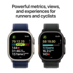 Apple Watch Ultra 2 2024 Titanium 49mm Αδιάβροχο με eSIM και Παλμογράφο (Black με Black Trail Loop (S/M)) - Image 3