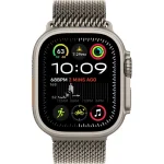 Apple Watch Ultra 2 2024 Titanium 49mm Αδιάβροχο με eSIM και Παλμογράφο (Natural με Natural Titanium Milanese Loop - Small) - Image 6