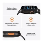 Apple Watch Ultra 2 2024 Titanium 49mm Αδιάβροχο με eSIM και Παλμογράφο (Natural με Tan Alpine Loop - Large) - Image 3