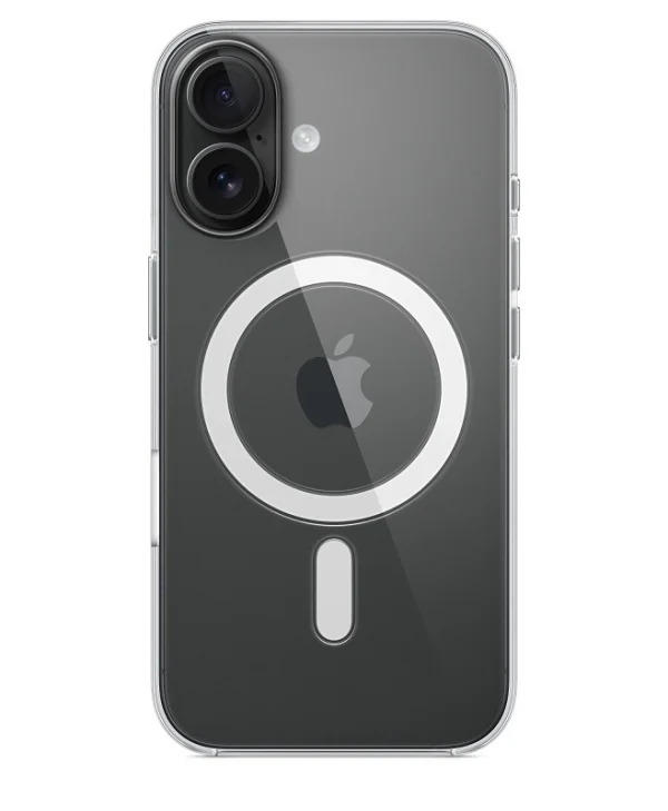 Apple Clear Case with MagSafe Back Cover Σιλικόνης Διάφανο (iPhone 16)