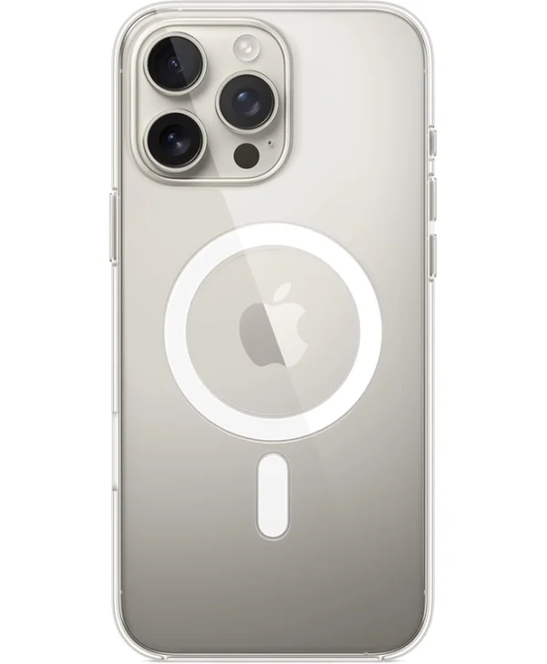 Apple Clear Case with MagSafe Back Cover Σιλικόνης Διάφανο (iPhone 16 Pro Max)