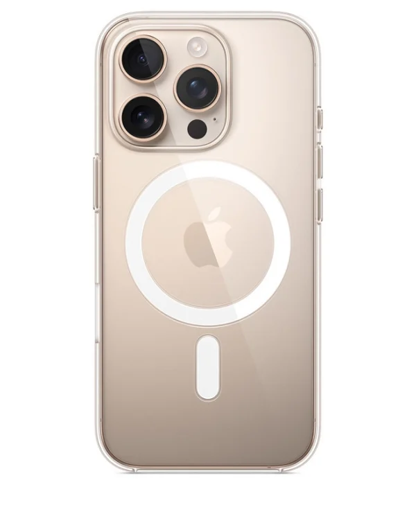 Apple Clear Case with MagSafe Back Cover Σιλικόνης Διάφανο (iPhone 16 Pro)