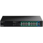 Trendnet TPE-TG182ES Unmanaged L2 PoE+ Switch με 16 Θύρες Gigabit (1Gbps) Ethernet και 2 SFP Θύρες TPE-TG182ES - Image 3
