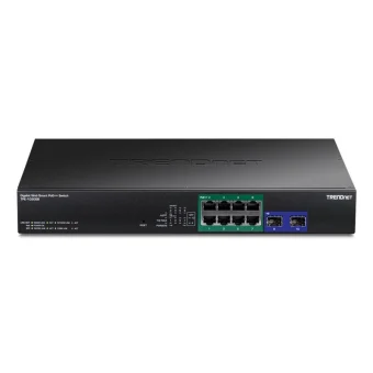 Trendnet TPE-1020SB Unmanaged L2 PoE++ Switch με 8 Θύρες Gigabit (1Gbps) Ethernet και 2 SFP Θύρες TPE-1020SB