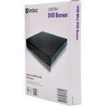 Sandberg Εξωτερικός Οδηγός Εγγραφής/Ανάγνωσης CD/DVD για Desktop / Laptop Μαύρο - Image 2