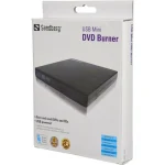 Sandberg Εξωτερικός Οδηγός Εγγραφής/Ανάγνωσης CD/DVD για Desktop / Laptop Μαύρο - Image 6