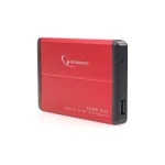 Gembird Θήκη για Σκληρό Δίσκο 2.5" SATA III με σύνδεση USB 3.0 σε Κόκκινο χρώμα - Image 2