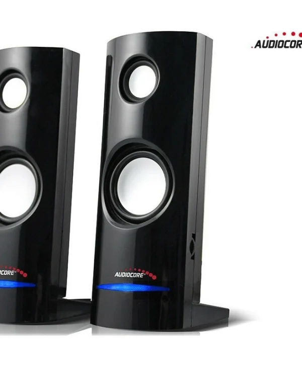 Audiocore Audiocore AC860 Ηχεία Υπολογιστή 2.0 με Ισχύ 8W σε Μαύρο Χρώμα AC860