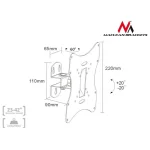 Maclean Energy MC-501A B Βάση Τηλεόρασης Τοίχου έως 42" και 30kg - Image 4