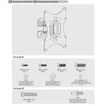 Maclean Energy MC-501A B Βάση Τηλεόρασης Τοίχου έως 42" και 30kg - Image 8