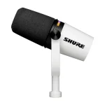 Shure MV7+ Δυναμικό Μικρόφωνο Shock Mounted για Φωνητικά σε Λευκό Χρώμα - Image 3