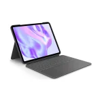 Logitech Combo Touch Flip Cover με Πληκτρολόγιο στα Γερμανικά Γκρι (Apple iPad Pro 13) 920-012665 920-012665