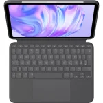Logitech Combo Touch Flip Cover με Πληκτρολόγιο στα Γερμανικά Γκρι (iPad Pro 2024 11") - Image 3