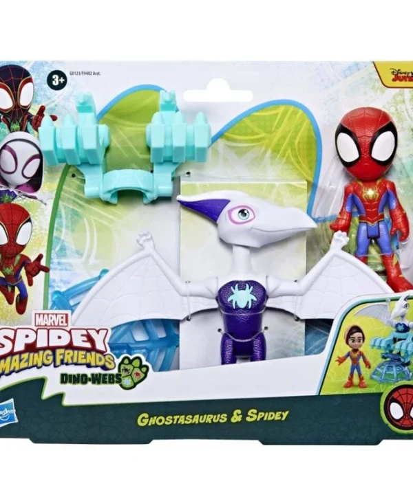 Φιγούρα Δράσης His Amazing Friends Spidey Hero Dino Spider-Man Ghostasaurus and Spidey 10εκ.