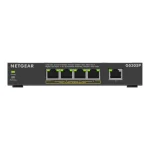 NetGear GS305P-300EUS Managed L3 PoE Switch με 4 Θύρες Gigabit (1Gbps) Ethernet GS305P-300EUS - Image 2