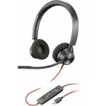 Poly Blackwire 3320 On Ear Multimedia Ακουστικά με μικρόφωνο και σύνδεση USB-C