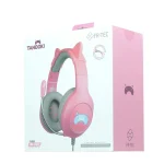 FR-TEC Tanooki Over Ear Gaming Headset με σύνδεση 3.5mm Ροζ - Image 3