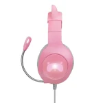 FR-TEC Tanooki Over Ear Gaming Headset με σύνδεση 3.5mm Ροζ - Image 4
