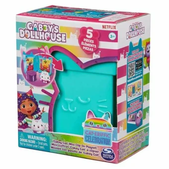 Spin Master Παιχνίδι Μινιατούρα Gabby's Dollhouse Cakey Cat Mini Clip On