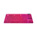 Logitech Pro X TKL Ασύρματο Gaming Μηχανικό Πληκτρολόγιο Tenkeyless με RGB φωτισμό (Αγγλικό US) Ροζ - Image 6