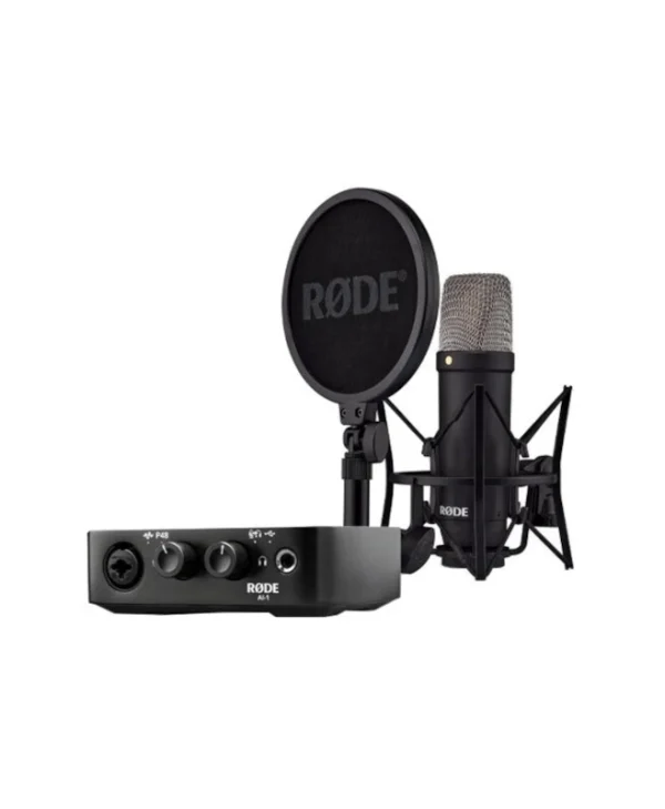 Rode NT1 Signature + AI-1 Studio Kit MK2 - Complete Studio Set Σετ Πυκνωτικό Μικρόφωνο XLR / USB Shock Mounted