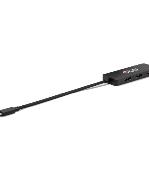 Club3D USB-C Docking Station με HDMI 4K και σύνδεση 3 Οθονών Μαύρο (CSV-1554) CSV-1554