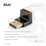 Club3D Μετατροπέας DisplayPort male σε DisplayPort male 1τμχ CAC-1008 CAC-1008 - Image 3