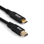 Club3D USB 2.0 Cable USB-C male - mini DisplayPort Μαύρο 2m CAC-1561 CAC-1561