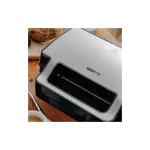 Adler Τοστιέρα με Αποσπώμενες Πλάκες για 2 Τοστ 1000W Inox - Image 5
