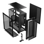 Modecom Volcano Expanse S Midi Tower Κουτί Υπολογιστή με Πλαϊνό Παράθυρο Μαύρο - Image 4