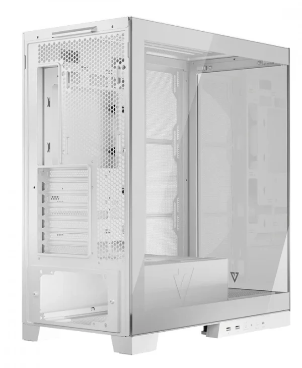 Modecom Volcano Space Midi Tower Κουτί Υπολογιστή με Πλαϊνό Παράθυρο Λευκό