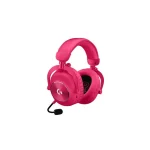 Logitech Pro X 2 Lightspeed Ασύρματο Over Ear Gaming Headset με σύνδεση 3.5mm / Bluetooth Ροζ - Image 3