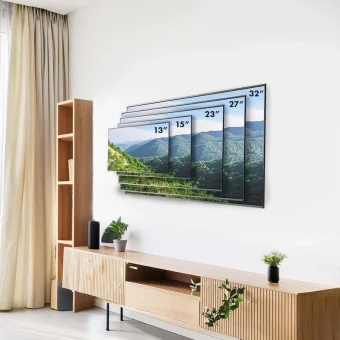 Maclean Energy MC-416 Βάση Τηλεόρασης Τοίχου έως 32" Μαύρο MC-416