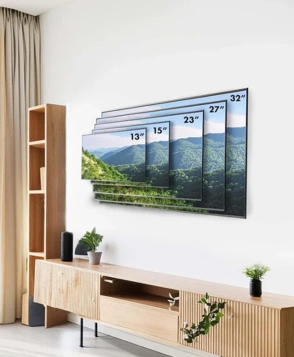 Maclean Energy MC-416 Βάση Τηλεόρασης Τοίχου έως 32" Μαύρο MC-416