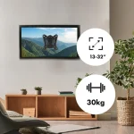 Maclean Energy MC-416 Βάση Τηλεόρασης Τοίχου έως 32" Μαύρο MC-416 - Image 4